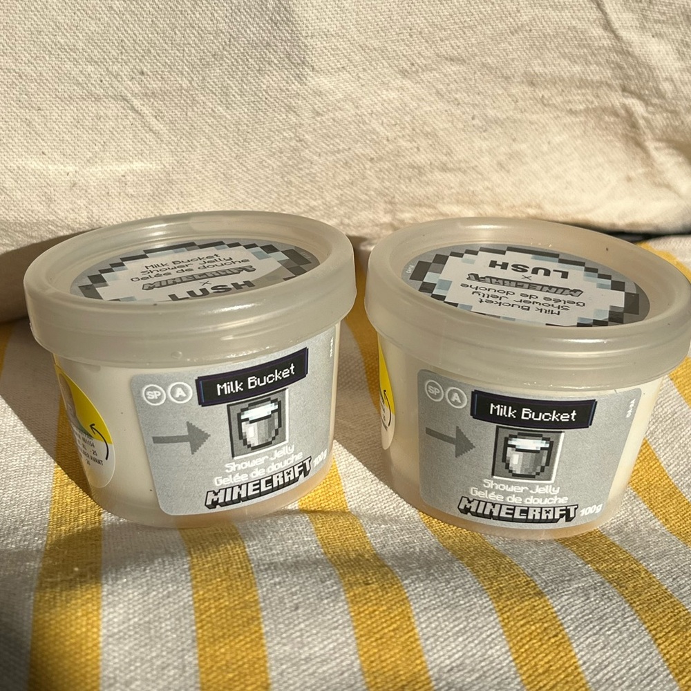 Minecraft Milk Bucket Shower Jelly